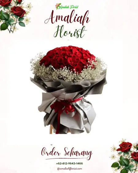 Buket Bunga Pacar Keling
