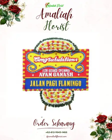 Sewa Papan Bunga Pacar Keling
